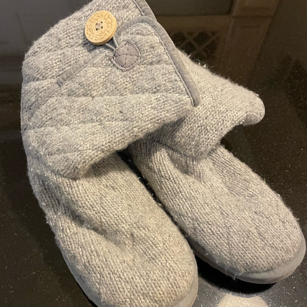 Ugg Gray Quilted Boot - image 4